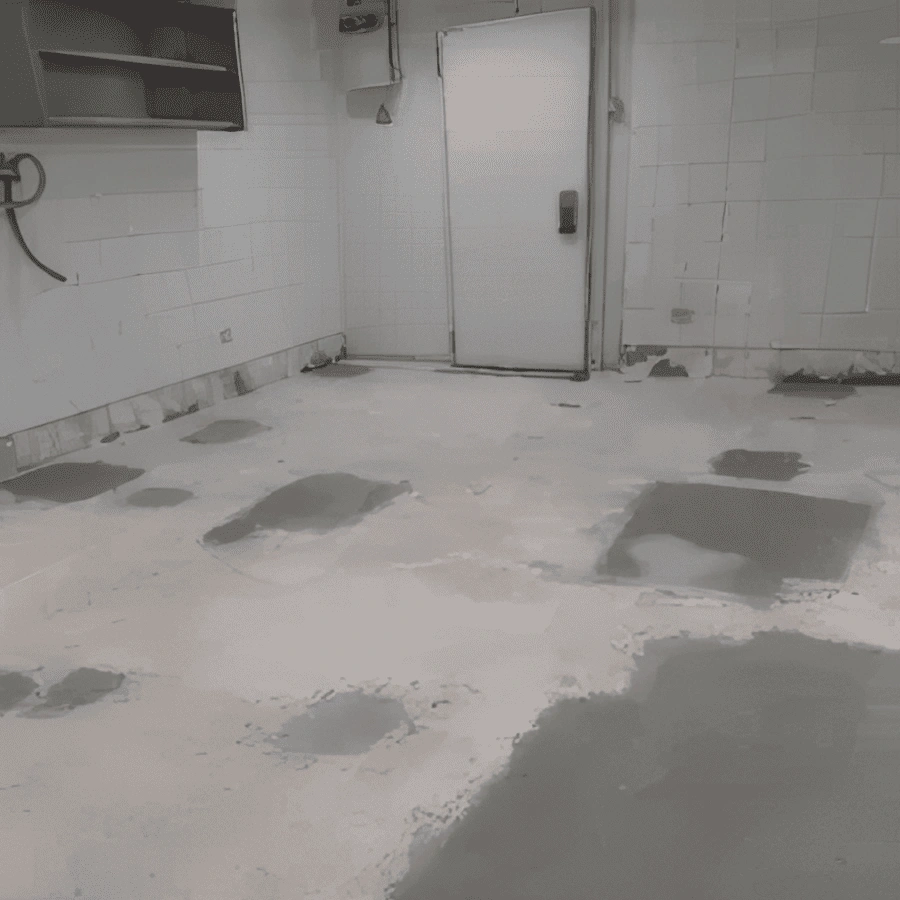 Renovation of the kitchen flooring -Renovation of a floor designed to last safely - Winkler Chimica